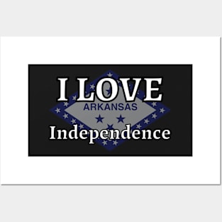 I LOVE Independence | Arkensas County Posters and Art